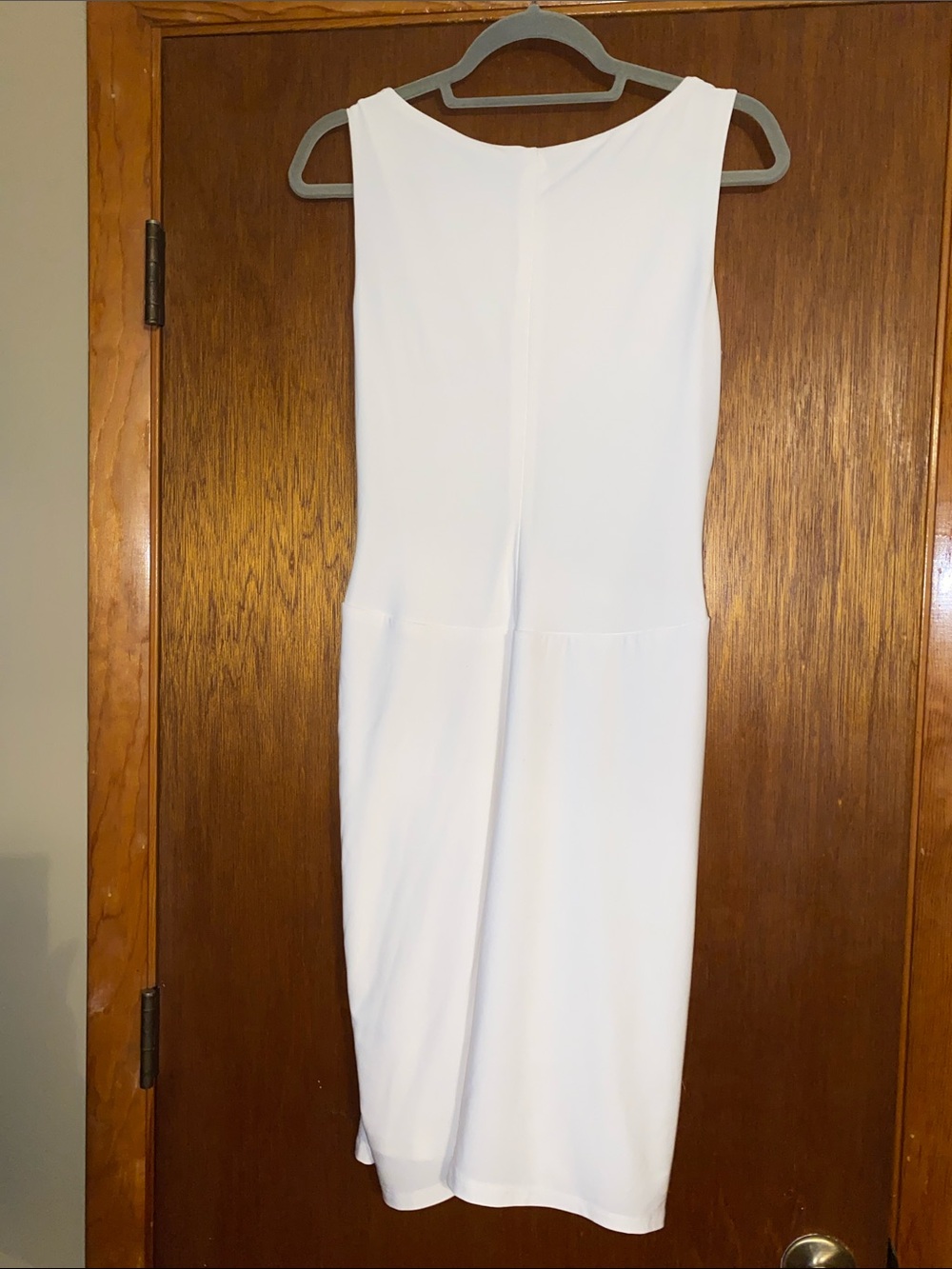 Lauren Ralph Lauren Off White Draped Sleeveless Dress Pit To Pit 17” x 38” L - Picture 4 of 6